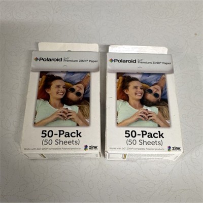 Polaroid ZINK Paper 50-Pack & Fujifilm Instax Mini Macaron Film 10 Sheets