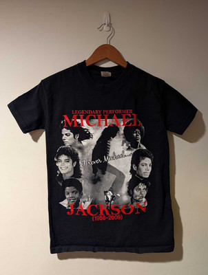 Michael Jackson Michael Jackson Memorial T-Shirt 1958-2009 King of Pop S-5XL