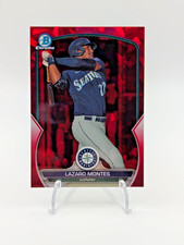 2023 Bowman Chrome Draft Sapphire Edition - Lazaro Montes #BDC-185 Red /5 (RC)