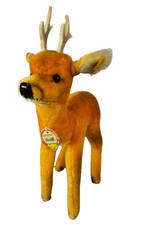 Steiff Roebuck Deer ID Button Tag Wool Plush Made In Germany
