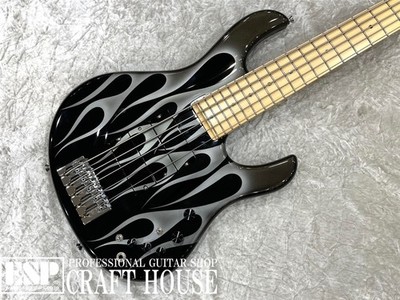 ESP HALIBUT-ASH 5-String Custom Flame Color 2012 7P Neck HipShot Made in Japan