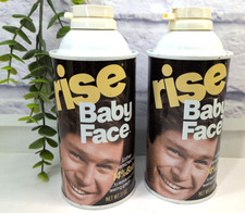 NEW LOT2 Rise Foam Baby Face Rich Moist Shave Cream 11oz Tough Beards PubicHair