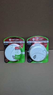 FIRST ALERT SMICO100-AC SMOKE CO COMBO ALARM HARDWIRED BATTERY BACKUP NEW