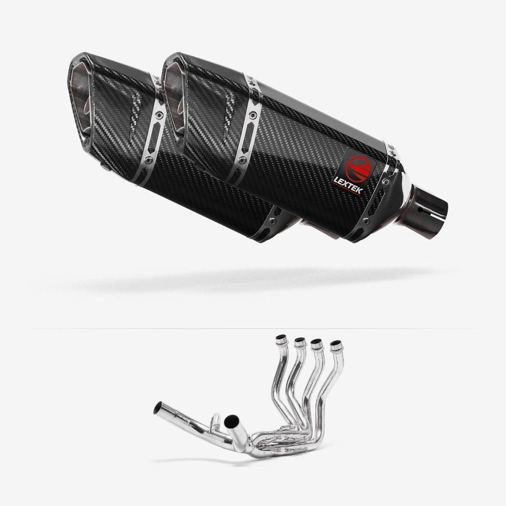 Lextek SP11C Exhaust System 200mm for Honda CBR1100XX Blackbird (97-08)