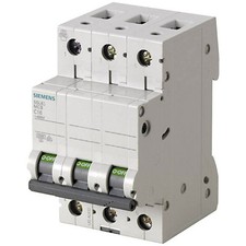 Image of Siemens SENTRON Circuit Breaker 3-pin 6A 400V overload protection