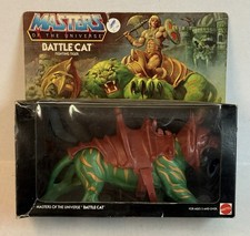 Vintage He-Man BATTLE CAT MIB Original 1981 Mattel MOTU BOX Complete NICE