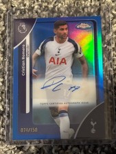 CRISTIAN ROMERO 2026 TOPPS CHROME PREMIER LEAGUE BLUE AUTO /150 Q6821
