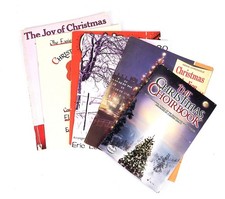 Small Bundle Of Assorted Christmas Song Books/Sheet Music