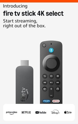 NEW Amazon Fire TV Stick 4K Select (newest) AI powered search, free Live TV