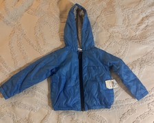 Blue Boys Baby Toddler Rain Jacket 12-months NWT egg by Susan Lazar
