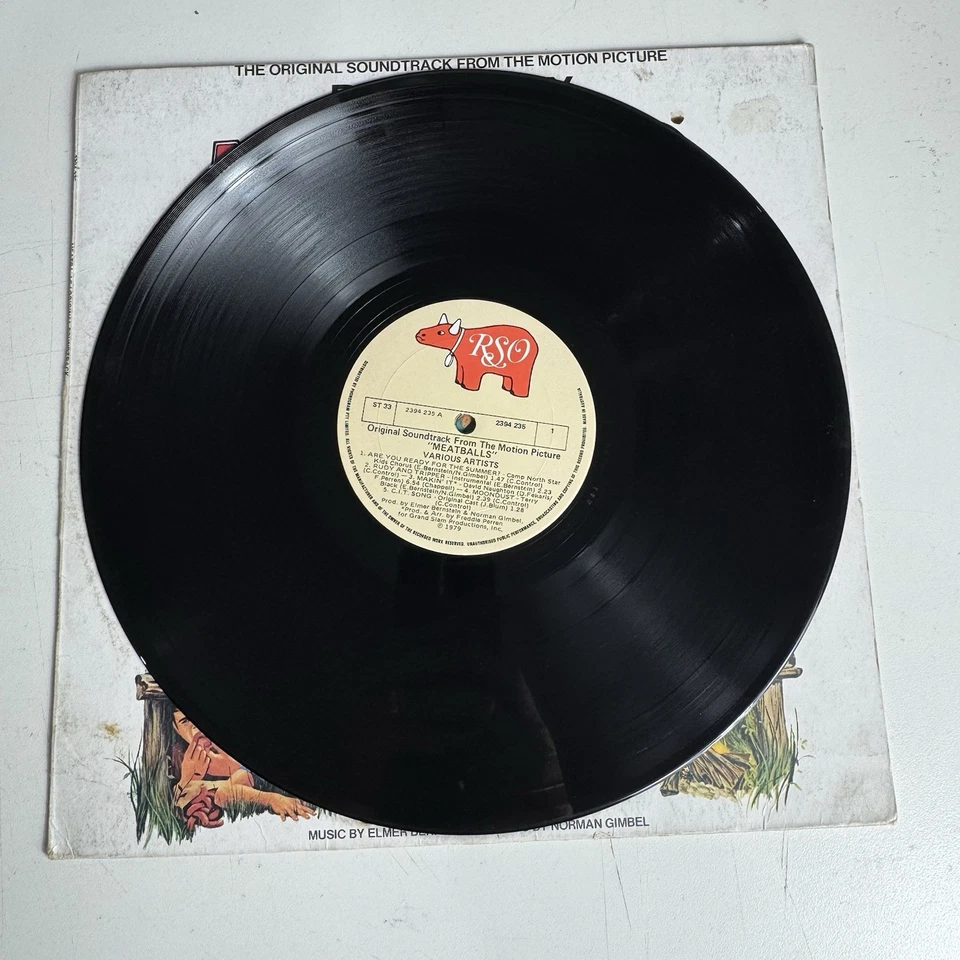 Meatballs The Original Soundtrack Vinyl LP RSO 1979 2394235 Various Artists - Image 4 of 4