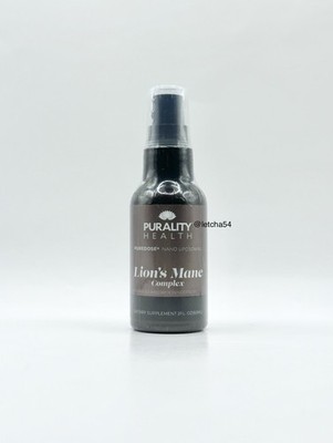 Purality Health Lion s Mane Complex (2 fl oz) Supports Memory & Mood Sealed