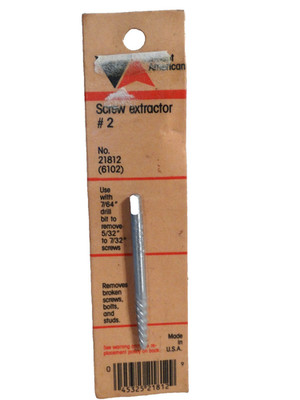 Vermont American 21812 #2 Spiral Flute Screw Extractor