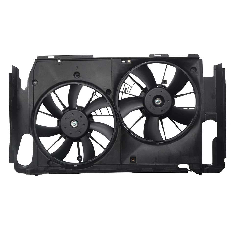 Dual Radiator Cooling Fan Assembly For 2006-2012 Toyota RAV4 2.5L 3.5L - Изображение 2 из 4