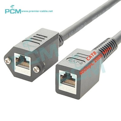 Cat8 Ethernet Cable   S/FTP 40Gbps 2000MHz Shielded Network Patch Cord
