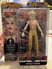 Harley Quinn DC Comics Figure Bendyfigs Birds Of Prey Noble Toys New Sealed NEW