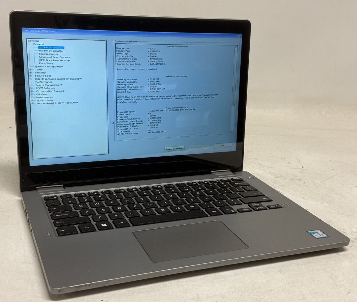 Dell Latitude 3310 2in1 13.3