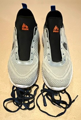 RBX Men's Gray/Black Low Top Athletic Sneakers Lace Up Rubber Sole