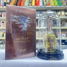 Lattafa Eternal Oud Perfumes 3.4 oz EDP Spray Cologne Unisex New