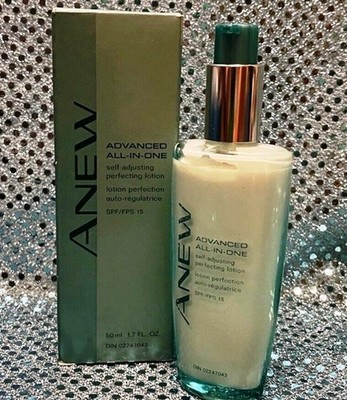 Avon Anew Advanced All-In-One Self Adjusting Perfecting Lotion SPF15 1.7 oz NIB