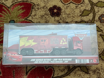 Disney Pixar Cars #5 Jerry Recycled Batteries Hauler MISB for sale