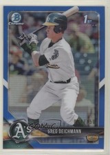 2018 Bowman Chrome Prospects Blue Refractor 94/150 Greg Deichmann #BCP45 0c6