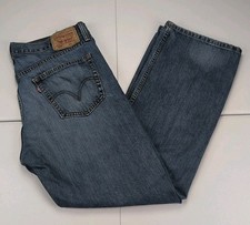 Levi's 559 Relaxed Straight 36x32 Jeans Mens Blue Denim W36 L32 Used Levis