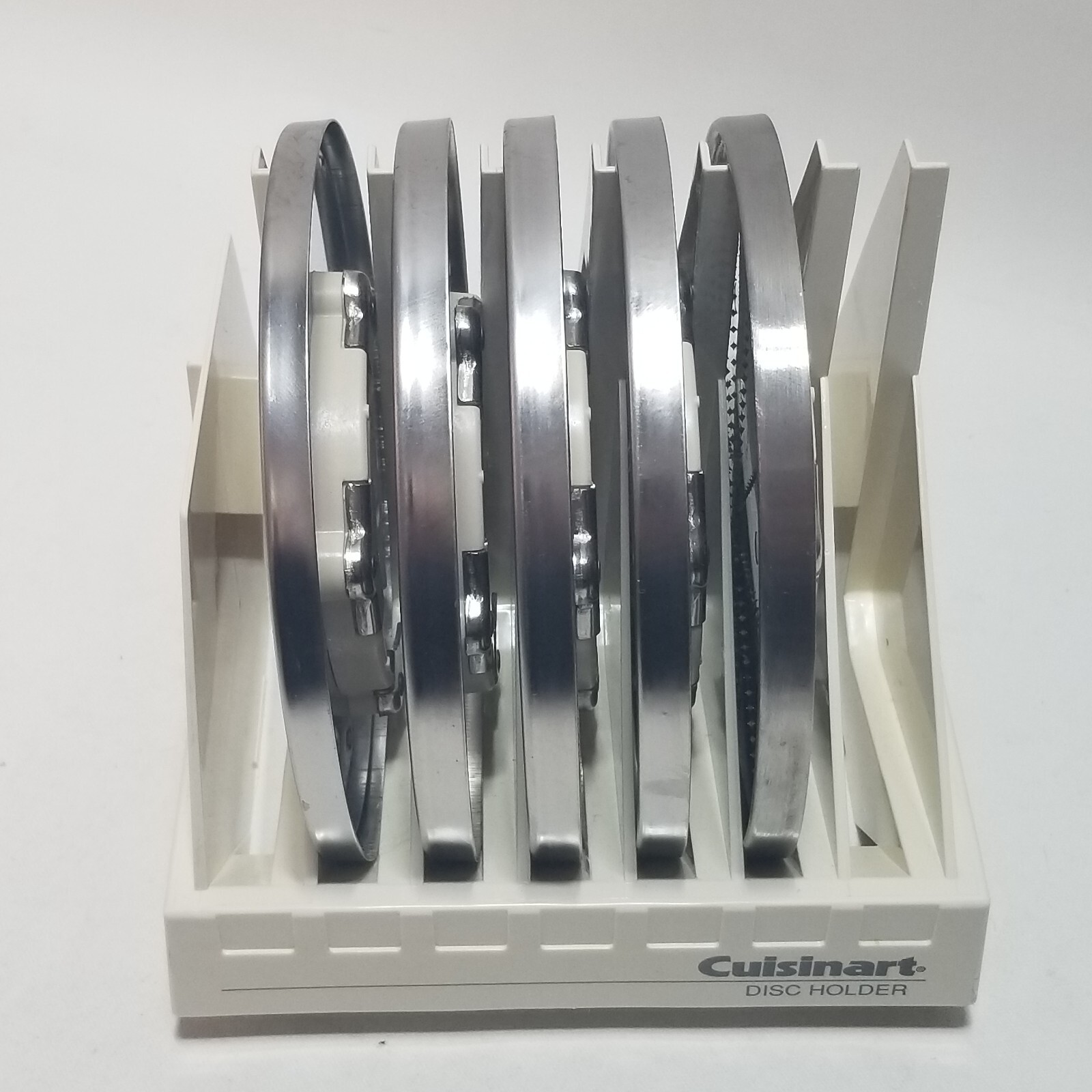 CUISINART DLC8 Disc Holder w/ 5 Blade Set Food Processor Case Grate