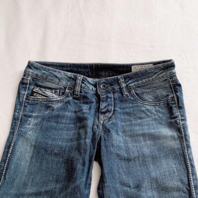 Jean Diesel Cuddy Skinny Femme - Fabriqué En Italie, Taille 26x34 - Occasion Très Bon état