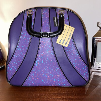 BRUNSWICK VINTAGE Damen Bowling Bag Lila 70er 80er USA