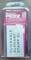 Maxstamp Pegz Uppercase Letters Set American Typewriter Xl-49900 Nip Maxstamp Pegz Uppercase Letters Set American Typewriter Xl-49900 Nip