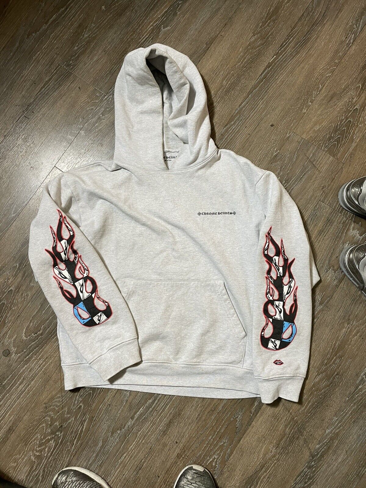 Chrome Hearts Matty Boy Brain Hoodie Grey - Gem