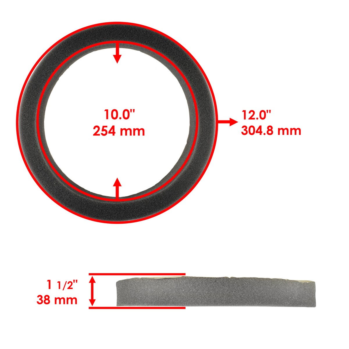 Isolatore Cappuccio John Deere LTR155 Isolatore In Schiuma Per Cappuccio Inferiore John Deere - Sostituisce M125828 - Per Modelli LTR155, LTR180, LX288 Con Motore Kawasaki Spider Farmer - Foto 6
