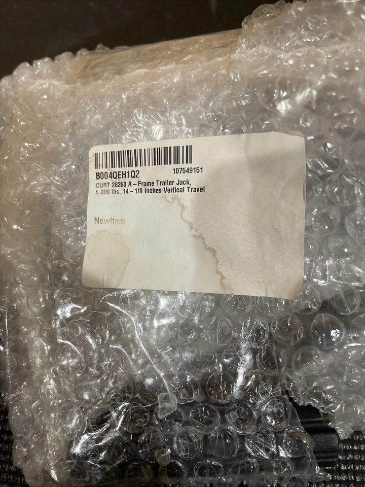 Gato de remolque 28250 con marco en A 5000 lb 14-1/8 pulgadas de viaje vertical trabajo pesado Foto 3 de 3