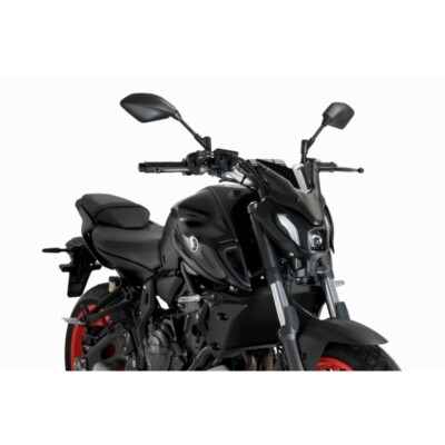 WINDSCHILD NAKED SPORT PLUS PUIG FUR YAMAHA MT-07 700 2021 > 2023 SCHWARZ 20620N