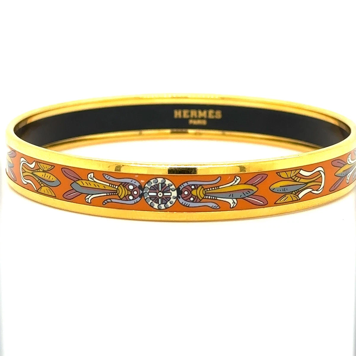 Orange store bangle bracelet