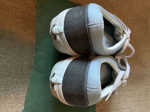 Sneakers Vans uomo taglia 10 allacciate blu chiaro/grigio skate epoca usate - Foto 4 di 6