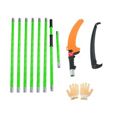 27 Feet Tree Pole Pruner Manual Branches Trim...