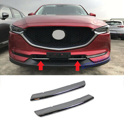 For Mazda CX-5 CX5 2015-2016 ABS Chrome Front Mesh Grille Grill Cover Trim Cover