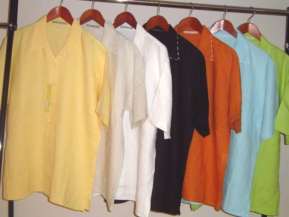 Мужские пляжные льняные брюки премиум-класса — для назначения свадьбы на шнурке — светло-желтые - Изображение 4 из 4