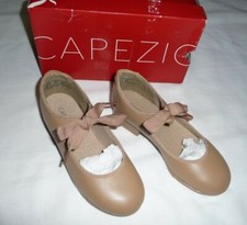Capezio Caramel N625 Jr Tyette Tap Dance Shoes Womens Girls Jrs Size 3.5M NEW