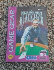 Poker Face Paul's Blackjack Black Jack Sega Game Gear Instruction Manual Only