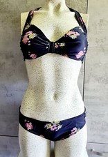 Vive Maria Bikini Flower Princess, neu, Gr. S, black, Blumen, Retrolook, 70er