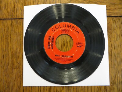 Simon & Garfunkel   Mrs. Robinson - 1968 - Columbia 4-44511 7'' Single F/Generic