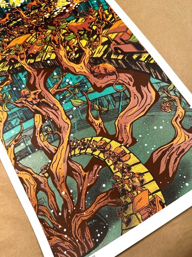 ⛳️ Phish MSG 2012 Poster James Flames 12/30 New York #/675 NYE Golf Cart N3 - Picture 5 of 7