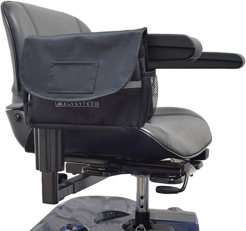 Saddle Bag for Mobility Scooter Black - Side Storage Organizer for Walkers, R... - Picture 2 of 10