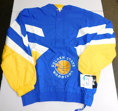 STARTER GOLDEN STATE WARRIORS ジャケット Men's Starter Royal Golden State Warriors Captain Oxford