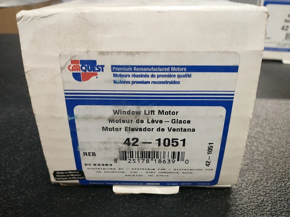 Cardone 42-1051 Rear Left Window Lift Motor for Pontiac G6 Saturn Ion Chevrolet - Image 2 of 4