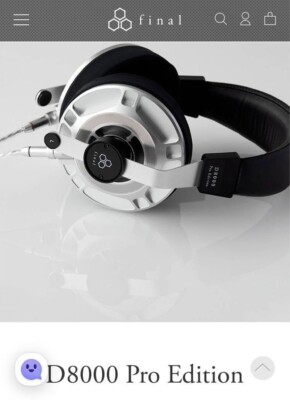Final Audio D8000 Pro Audiophile Hi-Res Magnetic Planar Headphones