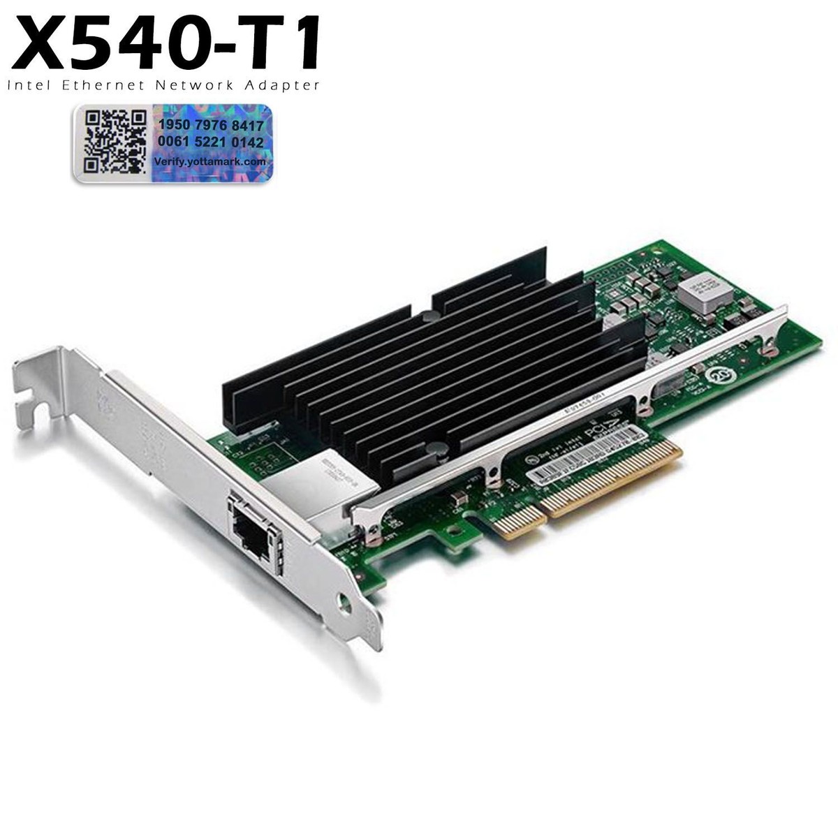 Intel 1-Port 10GbE RJ-45 Ethernet PCIe 2.1 Converged Network